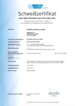Schweißzertifikat
